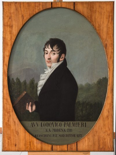 Retrato de Ludovico Palmieri (óleo sobre lienzo) de Ippolito Bianchini Ciarlini
