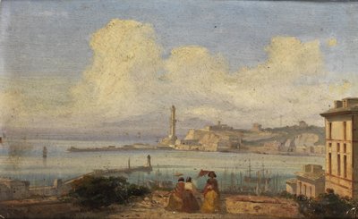 Bahía de Génova de Ippolito Caffi
