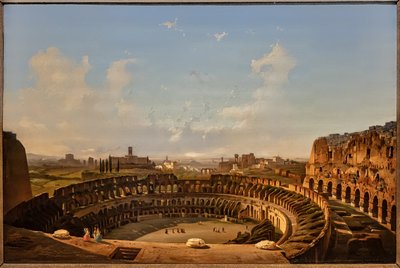 Vista interior del Coliseo de Ippolito Caffi
