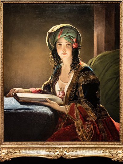 Retrato de una mujer oriental de Ippolito Caffi