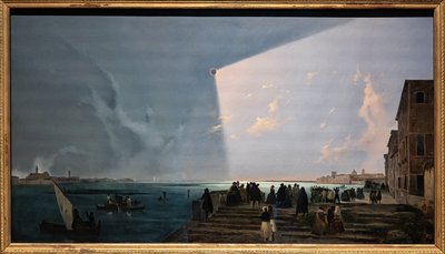 Eclipse de Sol en la fondamenta Nuove de Ippolito Caffi