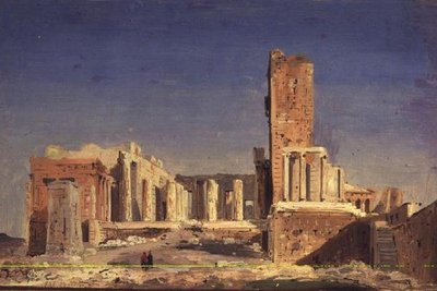 La Acrópolis de Ippolito Caffi