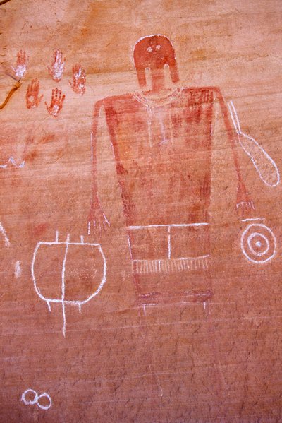 Arte rupestre de los Anasazi y otros pueblos de los primeros habitantes de las Cuatro Cor... de Ira Block