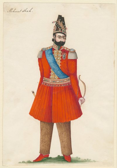 Mohammad Shah Qajar 1808-1848, rey de Persia, 1835 de Iranian Master