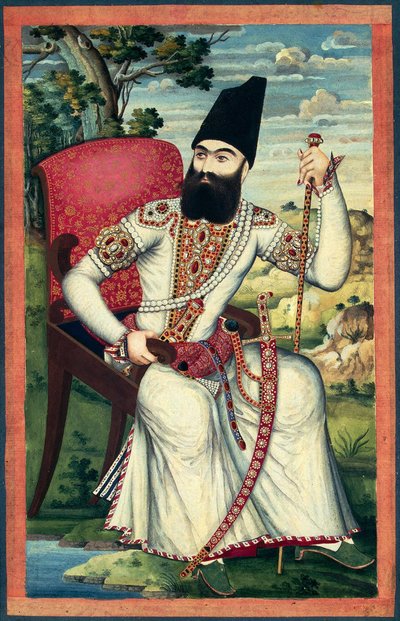 Retrato del Príncipe Abbas Mirza, ca 1820 de Iranian Master