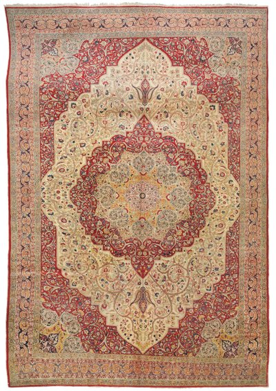 Alfombra Haji Jalili Tabriz, c.1890 de Iranian School
