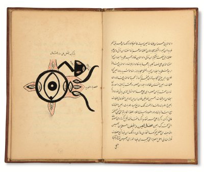 Hunayn Bin Ishaq (m. 873 d.C.): Tres tratados (Maqalat) de oftalmología, Qajar, Irán, primera mitad del siglo XIX (tinta sobre papel) de Iranian School