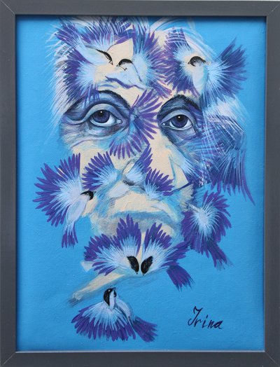 Albert Einstein y Carboneros, 2015 de Irina Corduban
