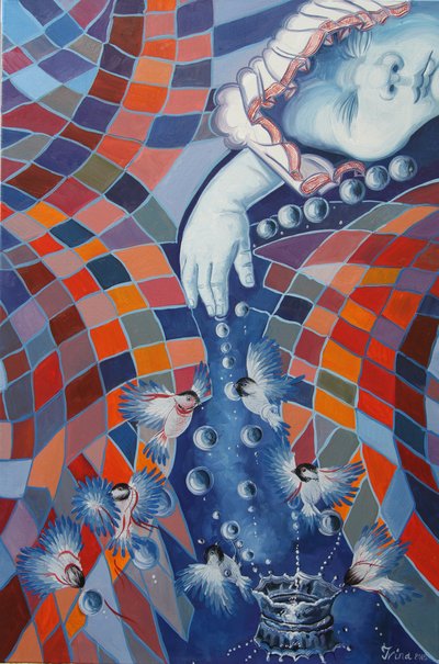 La recreación de las gotas de lluvia, 2015 de Irina Corduban
