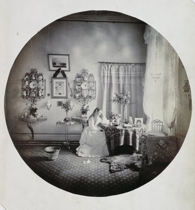 Interior de Muckross House, c.1865 de Irish Photographer