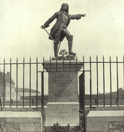 La Estatua de Sarsfield, Limerick de Irish Photographer