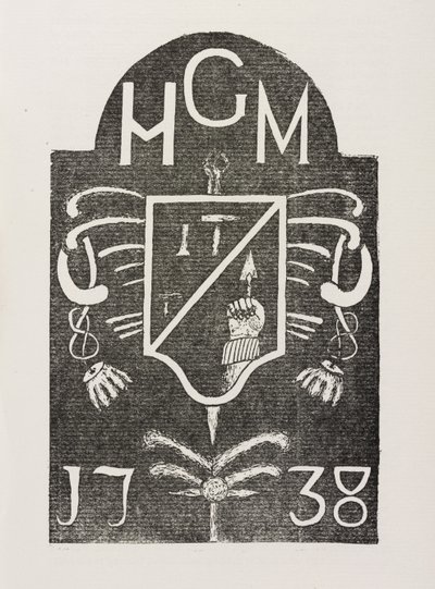 Frotamiento de una piedra angular que representa símbolos masónicos, fechado en 1738 de Irish School