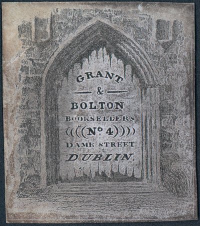 Tarjeta comercial, Grant & Bolton de Irish School