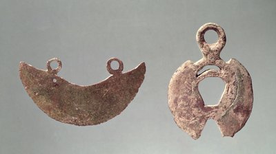 Dos navajas, del cementerio de Hallstatt de Iron Age