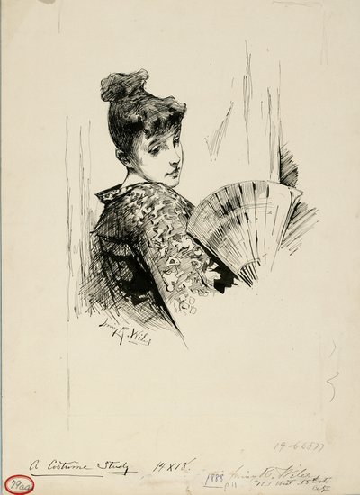 Un estudio de vestuario de Irving Ramsay Wiles