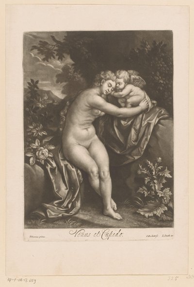 Venus y Cupido Venus y Cupido (título sobre objeto) de Isaac Beckett