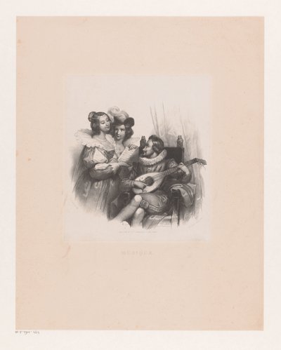 Compañía de creación musical Música (título en objeto) de Isaac Cornelis Elink Sterk