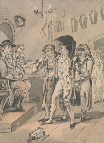 Ante el magistrado de Isaac Cruikshank