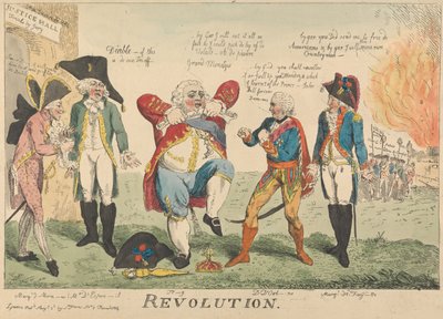Revolution de Isaac Cruikshank
