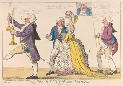 El regreso de Pizarro de Isaac Cruikshank