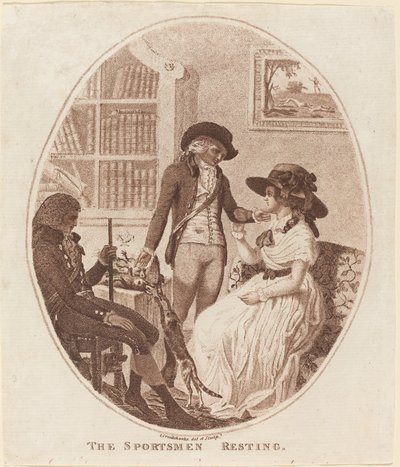 Los deportistas descansando de Isaac Cruikshank