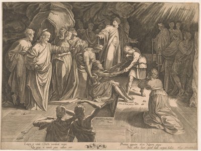 Resurrección de Lázaro de Isaac Duchemin