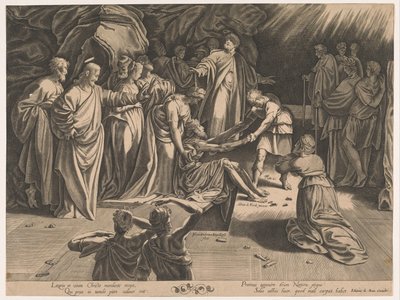 Resurrección de Lázaro de Isaac Duchemin