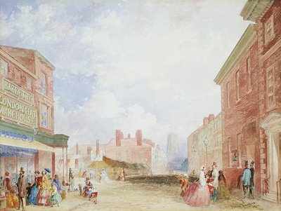 Vista de Kirkgate, Leeds de Isaac Fountain