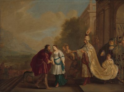 El faraón devuelve a Sara a Abraham de Isaac Isaacsz