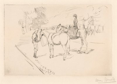 Amazonía con acompañante de Isaac Israels (signed by artist)