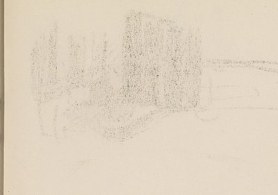 Abklatsch del dibujo de tiza en la página 20 de Isaac Israels
