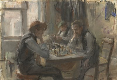 Los jugadores de ajedrez de Isaac Israels