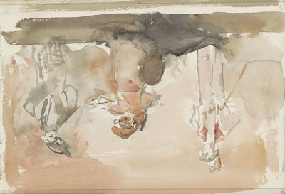 Tres artistas en el escenario de Isaac Israels