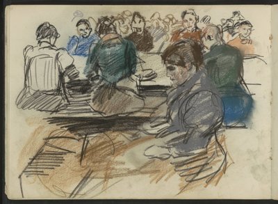 Picos de café en el trabajo de Isaac Israels
