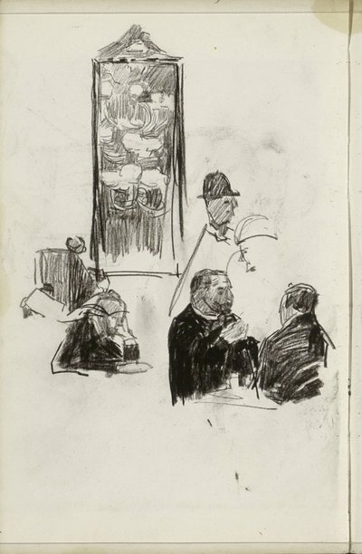 Hombres en un establecimiento de Isaac Israels