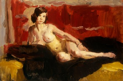 Desnudo reclinado de Isaac Israels