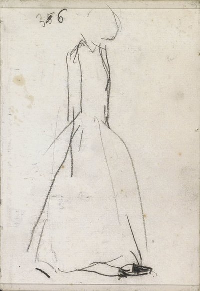 Mujer de pie, de perfil. de Isaac Israels