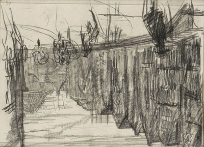 Paisaje urbano con figuras de Isaac Israels