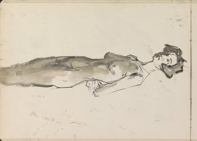 Desnudo femenino de pie de Isaac Israels
