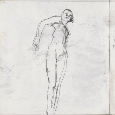 Desnudo femenino de pie de Isaac Israels