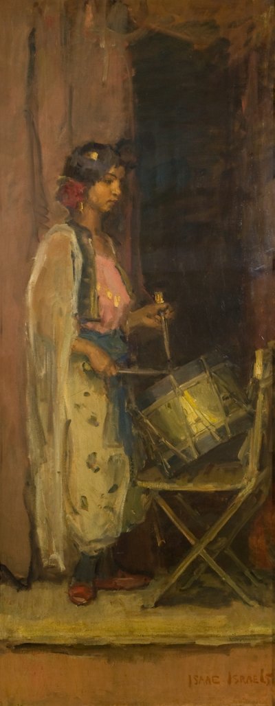 La Chica Tamborilera Egipcia de Isaac Israels