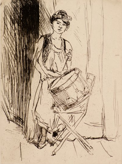 La dama con el tambor de Isaac Israels