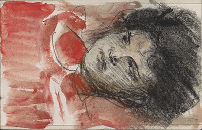 Cabeza de mujer, mirando a la izquierda. de Isaac Israels