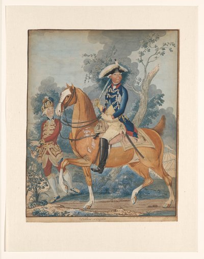 Guillermo V a caballo de Isaac Lodewijk la Fargue van Nieuwland