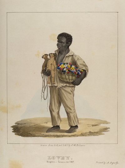 Lovey, lámina 8 de Bocetos de Carácter..., 1838 de Isaac Mendes Belisario