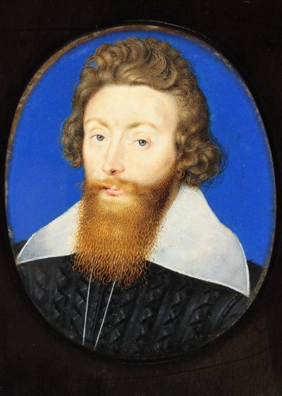Sir Richard Liveson (Leveson), vicealmirante de Inglaterra (acuarela sobre vitela) de Isaac Oliver