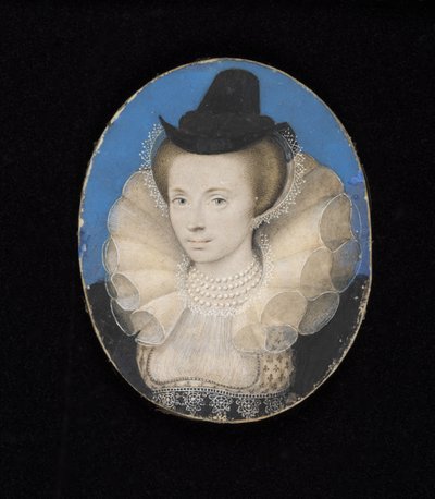 Dama desconocida, c.1595-1600 de Isaac Oliver