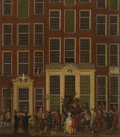 La librería y agencia de lotería de Jan de Groot en la calle Kalverstraat de Ámsterdam
La librería y agencia de lotería de Jan de Groot en la Kalverstraat de Ámsterdam de Isaac Ouwater