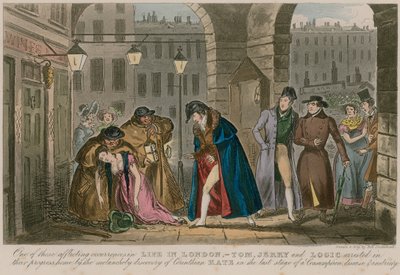 Uno de esos acontecimientos afligidos en la Vida en Londres de Isaac Robert Cruikshank