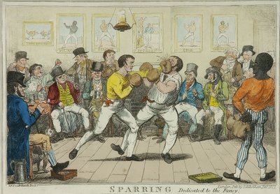 Boxeo de Isaac Robert Cruikshank